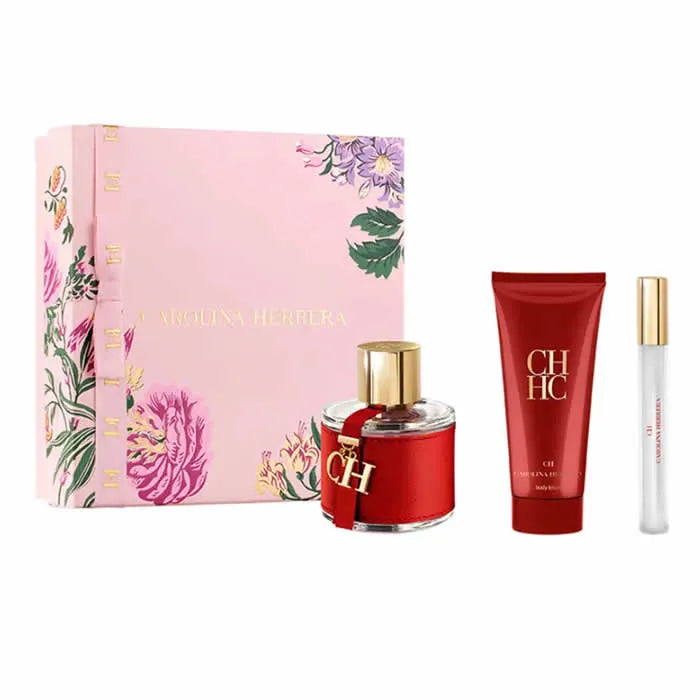 Carolina Herrera Ch Eau De Toilette Spray 100ml Set 3 Artikel